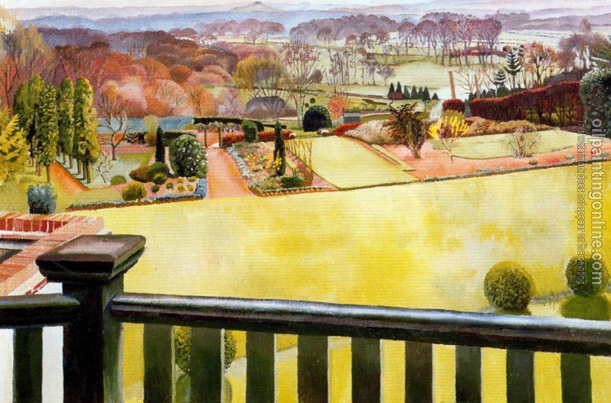 Stanley Spencer - Oxfordshire Landscape